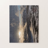 Geothermisch winterlandschap legpuzzel (Verticaal)