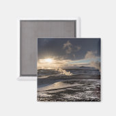 Geothermisch winterlandschap magneet (Voorkant / Achterkant)