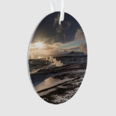 Geothermisch winterlandschap ornament (voorkant)