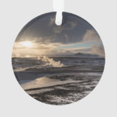 Geothermisch winterlandschap ornament (achterkant)