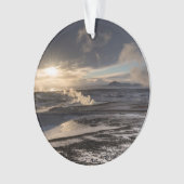 Geothermisch winterlandschap ornament (voorkant)