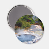 Geothermische activiteit bij Rotorua, Nieuw-Zeelan Magneet (Voorkant / Achterkant)