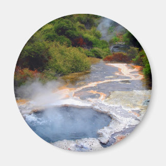 Geothermische activiteit bij Rotorua, Nieuw-Zeelan Magneet