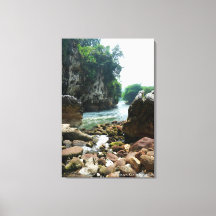 Geotoerisme Jungle Rivier Landschap Reis Foto