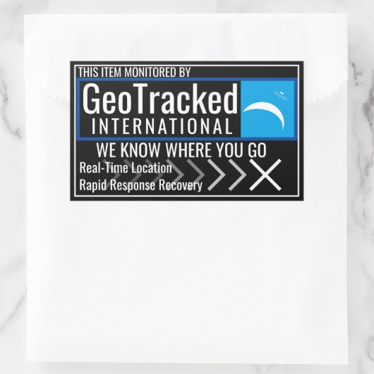 GeoTracked Sticker (Tas)