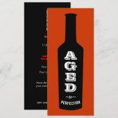 Geoud tot Perfection Birthday Party Invitation Kaart (Voorkant / Achterkant)