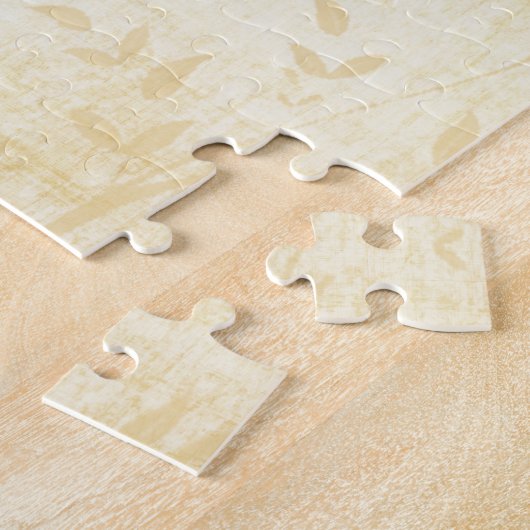  geouderde papieren bruiloften legpuzzel (Zijkant)