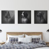GeoWild Canine Trio – Great Dane, Spaniel & German Muurkunst Sets (Slaapkamer)