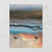 Geoxideerd metaal briefkaart (Voorkant)