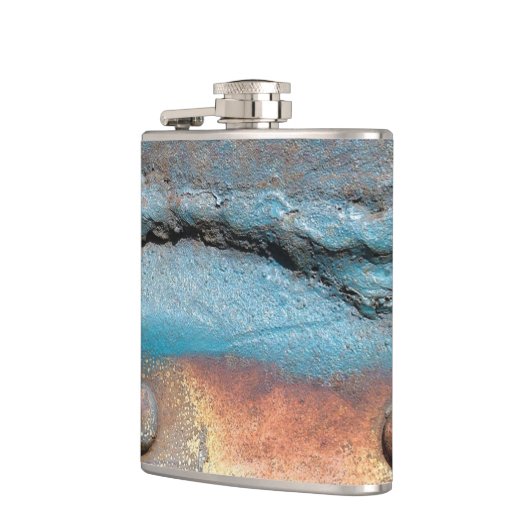 Geoxideerd metaal heupfles (Links)