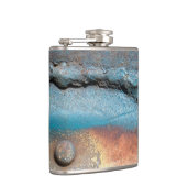 Geoxideerd metaal heupfles (Rechts)