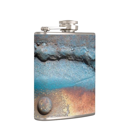 Geoxideerd metaal heupfles (Rechts)