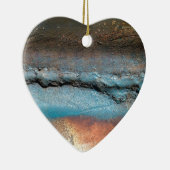 Geoxideerd metaal keramisch ornament (Rechts)