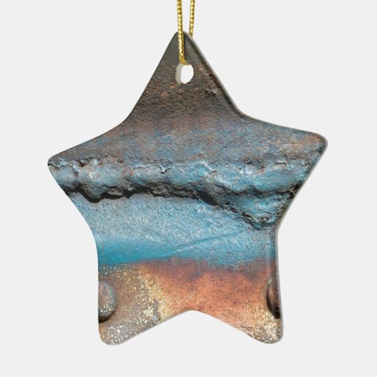 Geoxideerd Metaal Keramisch Ornament (Links)