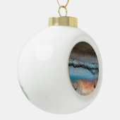 Geoxideerd metaal keramische bal ornament (Links)