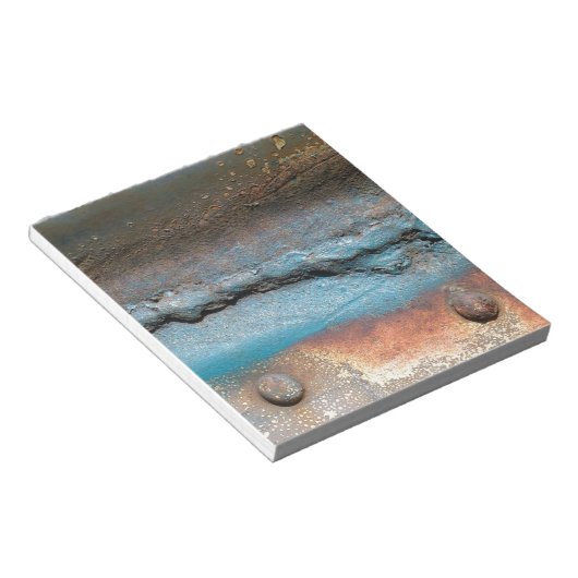 Geoxideerd metaal notitieblok (Schuin)