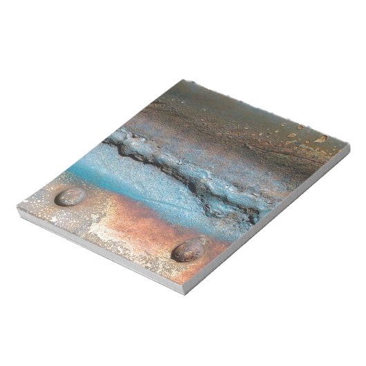 Geoxideerd metaal notitieblok (Linkerzijde)