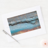 Geoxideerd metaal rechthoekige sticker (Envelop)