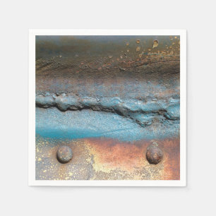 Geoxideerd metaal servetten