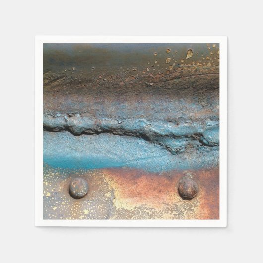 Geoxideerd metaal servetten (Voorkant)