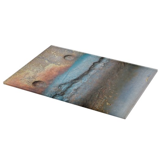 Geoxideerd metaal snijplank (Hoek)