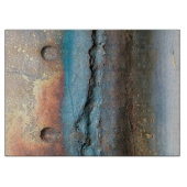 Geoxideerd metaal snijplank (Voorkant)