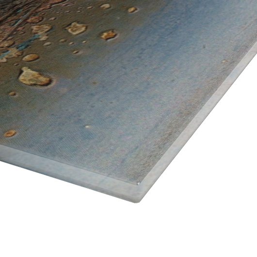 Geoxideerd metaal snijplank (Hoek)