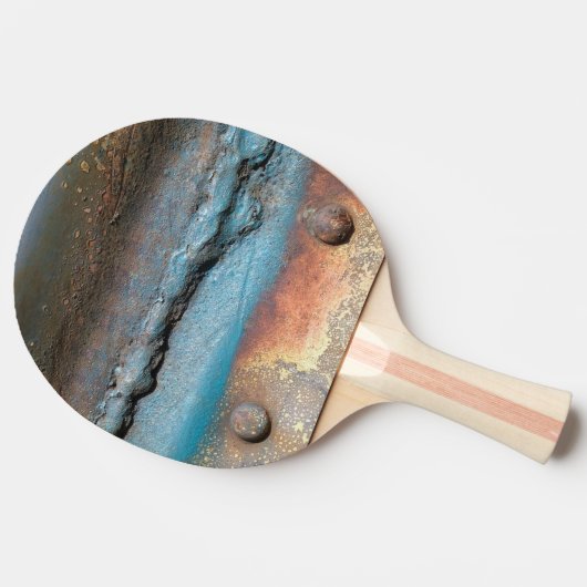 Geoxideerd metaal tafeltennisbatje (Zijkant)