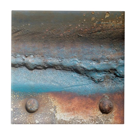 Geoxideerd metaal tegeltje (Voorkant)