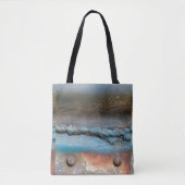 Geoxideerd metaal tote bag (Voorkant)