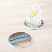 Geoxideerd metaal zandsteen onderzetter (Zijkant)