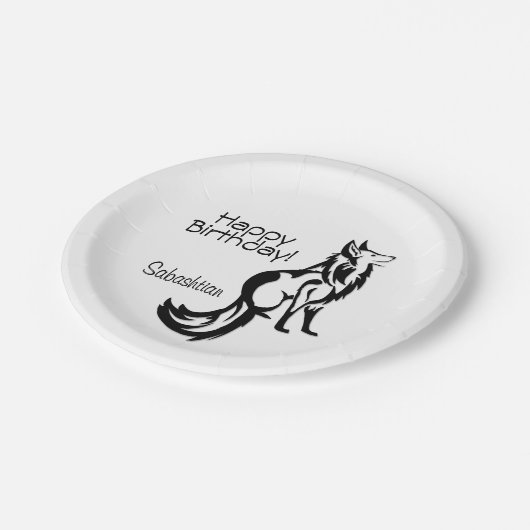 geoxideerd papieren bordje (Gekanteld)