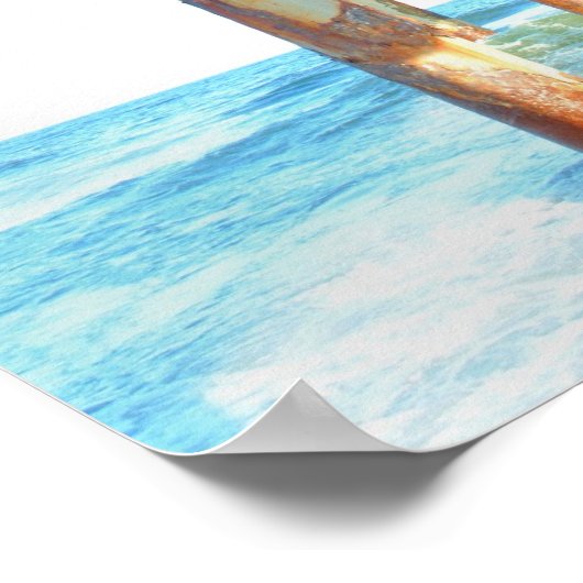 geoxideerde pier poster (Hoek)