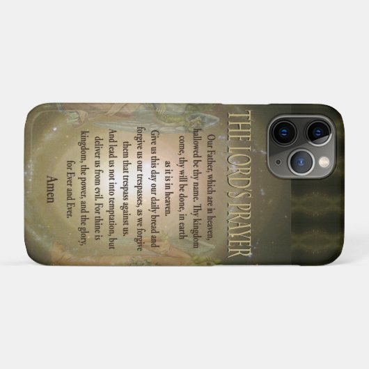 Gepaat - De gebeden van de Heer Case-Mate iPhone Case (Achterkant (horizontaal))