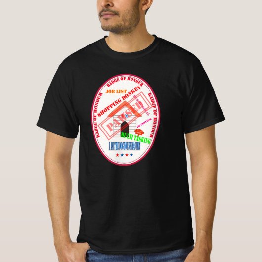 Gepaderde DogHouse Master Design T-shirt (Voorkant)
