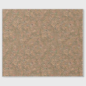 Gepagneerd koperen omslagpapier cadeaupapier (Vlak)