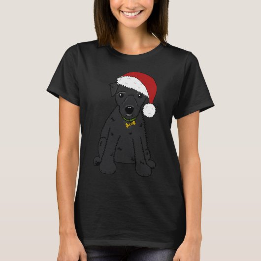 Gepakt vissen ted Kerstmis T-shirt (Voorkant)