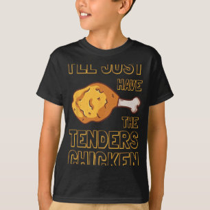 Gepaneerde kip gemarineerd sappig gecoat gerecht k t-shirt