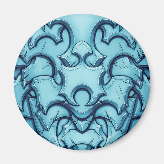 Gepantserd (ijs) magneet (Voorkant)