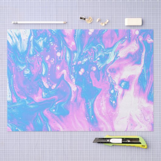 Gepantserd verfontwerp tissuepapier (Craft)