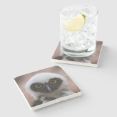 Gepantserde boomkorren stenen onderzetter (Zijkant)