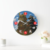 Gepantserde Cat Warrior Illustratie Grote Klok (Huis)