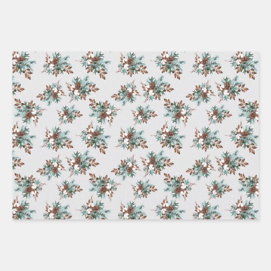 gepantserde knelpels en gevlekte kerst inpakpapier vel (Voorkant 2)