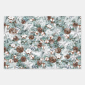 gepantserde knelpels en gevlekte kerst inpakpapier vel (Voorkant)