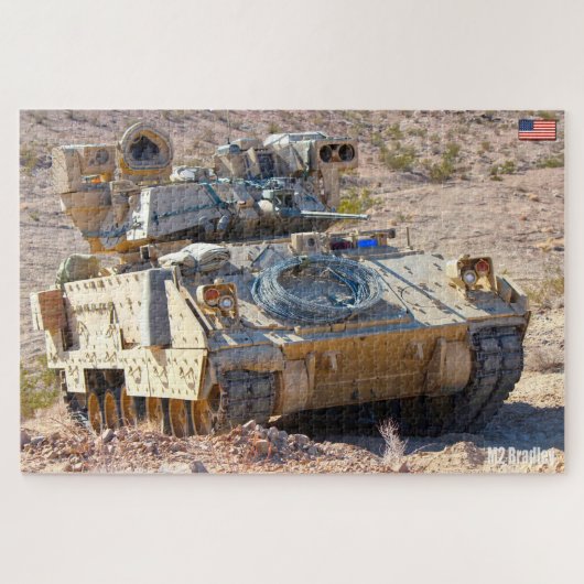 GEPANTSERDE PERSONEELSDRAGER M2 Bradley (20x30 inc Legpuzzel (Horizontaal)