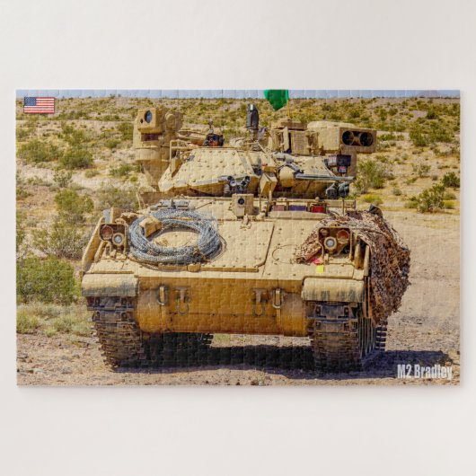 GEPANTSERDE PERSONEELSDRAGER M2 Bradley (20x30 inc Legpuzzel (Horizontaal)