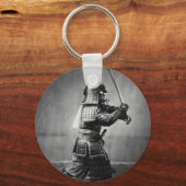 Gepantserde Samurai met zwaard en Dagger in 1860 Sleutelhanger (Voorkant)