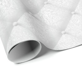 Gepantsofferd wit, grijs, zilver, luxe glas cadeaupapier