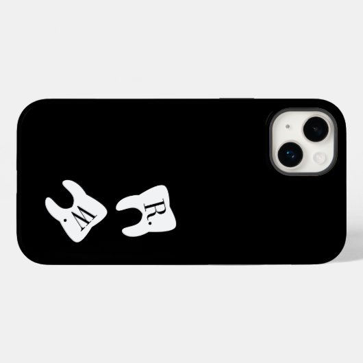 Geparafeerde Tanden Tandheelkunde Symbool Aangepas Case-Mate iPhone Case (Achterkant (horizontaal))