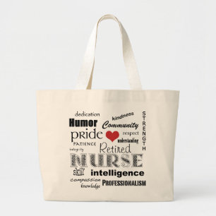 Geparede neurose-kenmerken+rood hart grote tote bag
